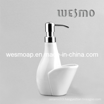 Unique and Simple Style Porcelain Soap Dispenser (WBC0602B)